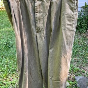 Structure pleated slacks men’s 31r Tan